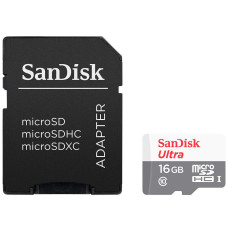 Карта памяти SanDisk Ultra MicroSDHC UHS-I Сard 16 GB