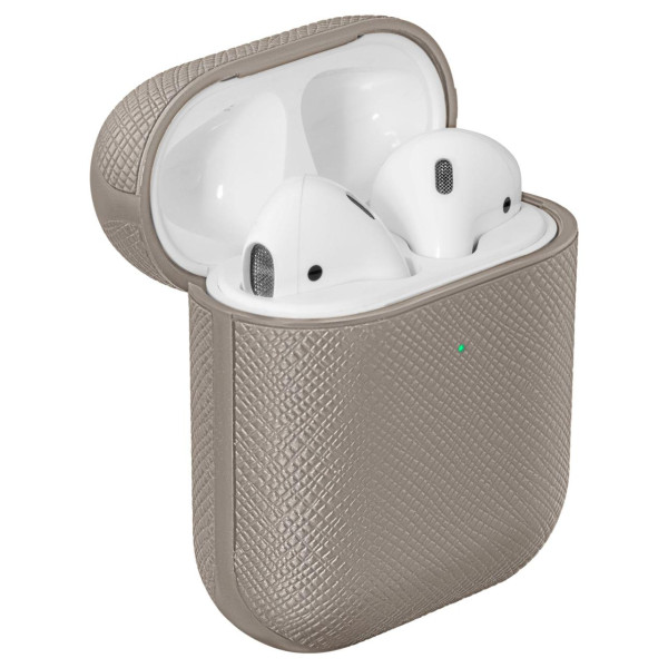 Кожанный чехол для наушников Laut Prestige Case for AirPods, Taupe (L_AP_PRE_T)