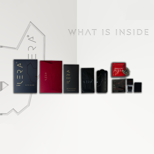 Защитное стекло для смартфона ILera Sapphire DeLuxe + Glass for iPhone 13 + Carbon Back Film