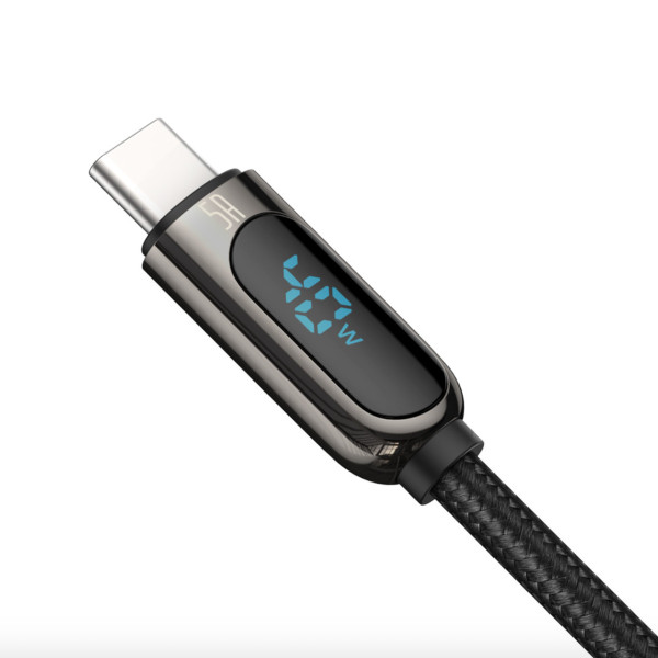 Кабель синхронизации Baseus Display 5A Fast Type C 1m Cable, Black