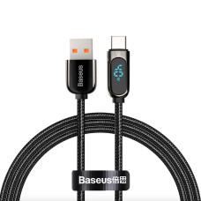 Кабель синхронизации Baseus Display 5A Fast Type C 1m Cable, Black