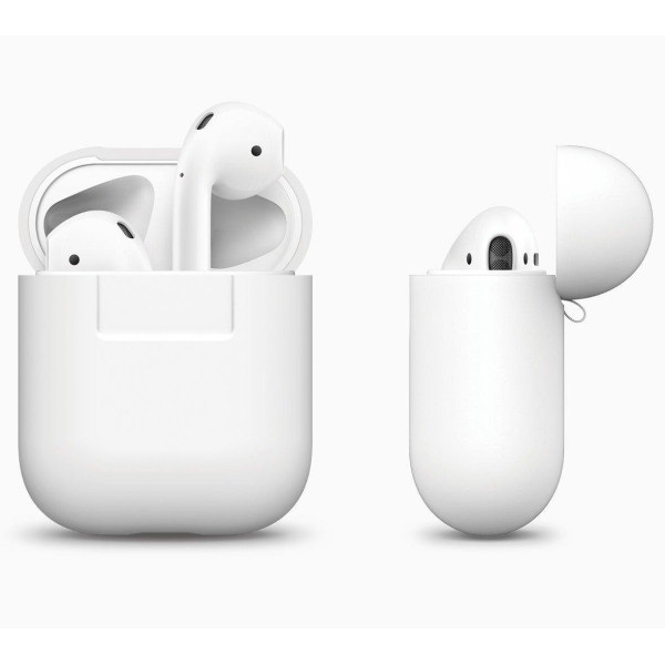 Чехол для наушников Elago Silicone Case for Airpods, White (EAPSC-WH)
