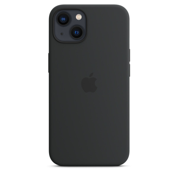 Силиконовый чехол-накладка Silicone Case for iPhone 13, Black (HC)(A)