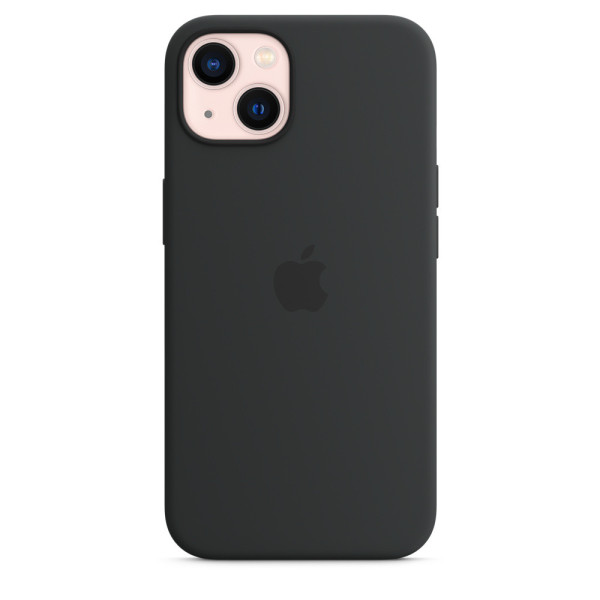 Силиконовый чехол-накладка Silicone Case for iPhone 13, Black (HC)(A)