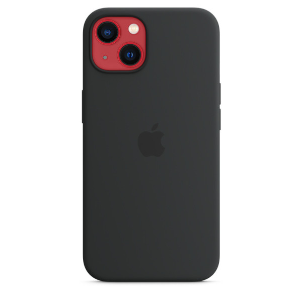 Силиконовый чехол-накладка Silicone Case for iPhone 13, Black (HC)(A)