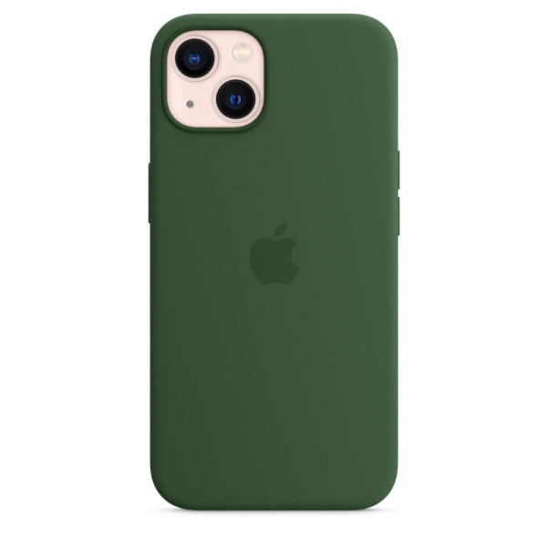 Силиконовый чехол-накладка Silicone Case with MagSafe for iPhone 13, Clover (HC)