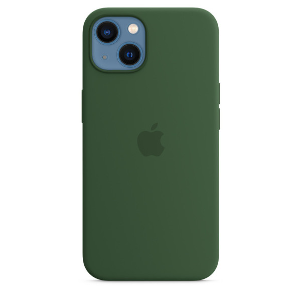 Силиконовый чехол-накладка Silicone Case with MagSafe for iPhone 13, Clover (HC)