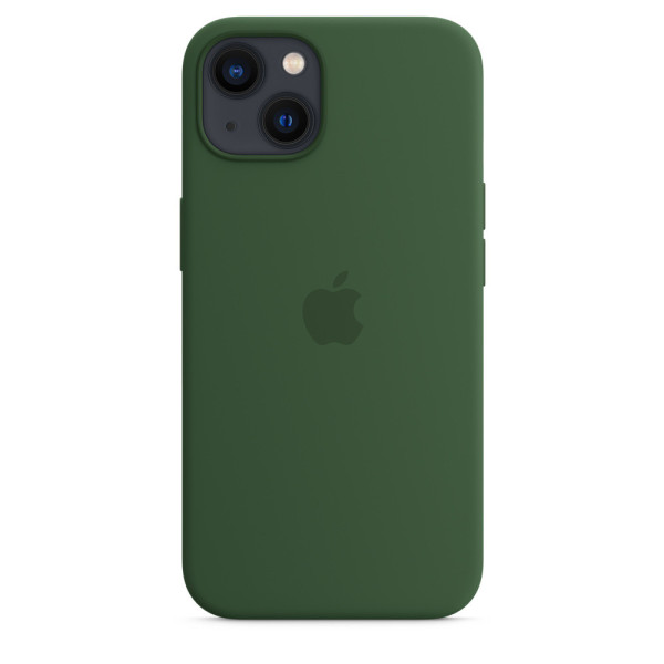 Силиконовый чехол-накладка Silicone Case with MagSafe for iPhone 13, Clover (HC)