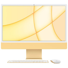 Стационарный компьютер - моноблок Apple iMac 24" 4.5K M1 8GB/256GB/8GPU Yellow (Z12S000N7) 2021