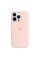 Чехол-накладка Silicone Case with MagSafe for iPhone 13 Pro Max, Chalk Pink (HC)