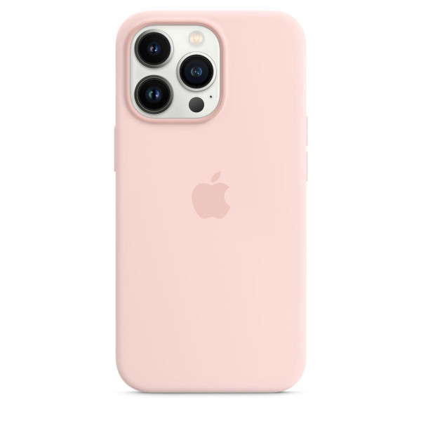 Чехол-накладка Silicone Case with MagSafe for iPhone 13 Pro Max, Chalk Pink (HC)