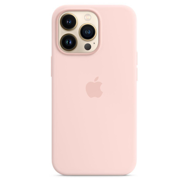 Чехол-накладка Silicone Case with MagSafe for iPhone 13 Pro Max, Chalk Pink (HC)