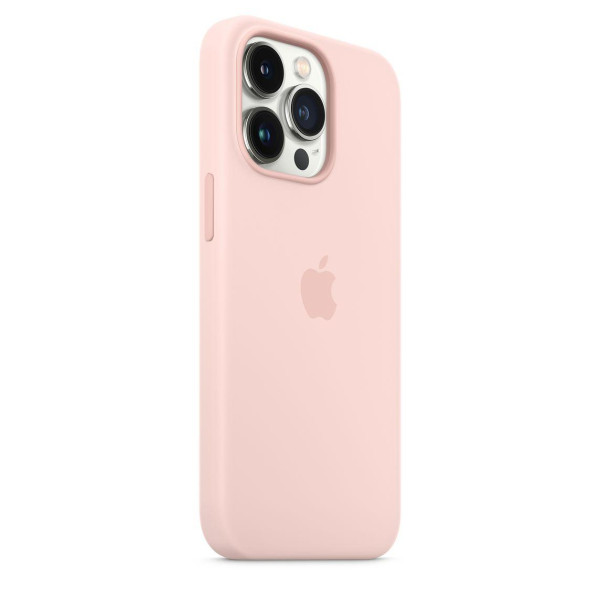 Чехол-накладка Silicone Case with MagSafe for iPhone 13 Pro Max, Chalk Pink (HC)