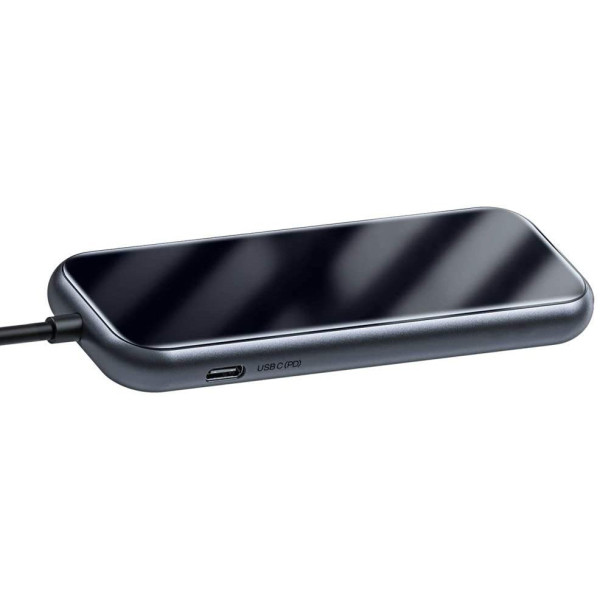 Хаб-адаптер Baseus Multiport Superlative USB-C to 3xUSB3.0+HDMI-4K+SD/TF Card Reader+USB-C, Grey