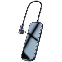 Хаб-адаптер Baseus Multiport Superlative USB-C to 3xUSB3.0+HDMI-4K+SD/TF Card Reader+USB-C, Grey