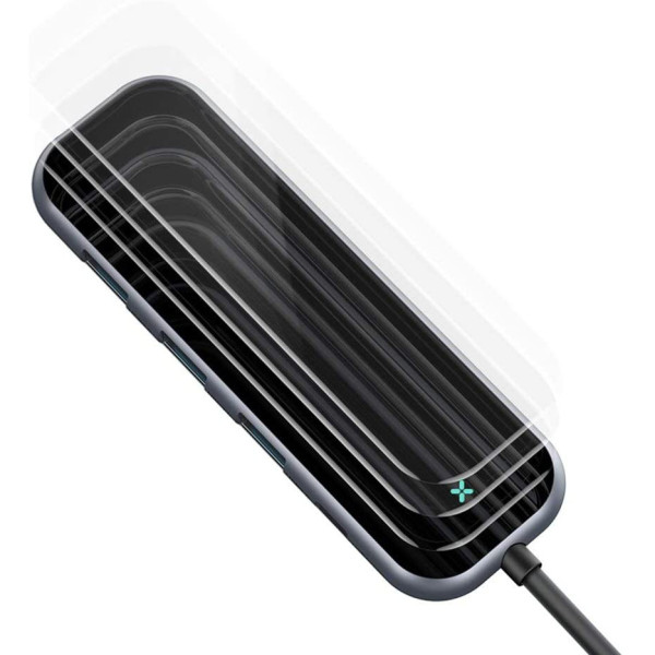 Хаб-адаптер Baseus Multiport Superlative USB-C to 3xUSB3.0+HDMI-4K+SD/TF Card Reader+USB-C, Grey
