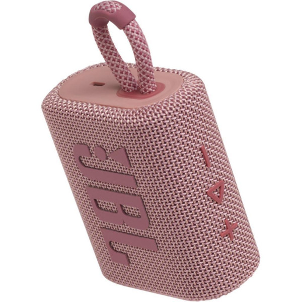 Портативна акустика JBL Go3, Pink (JBLGO3PINK) Офіційна Гарантія