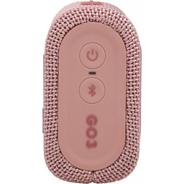 Портативна акустика JBL Go3, Pink (JBLGO3PINK) Офіційна Гарантія