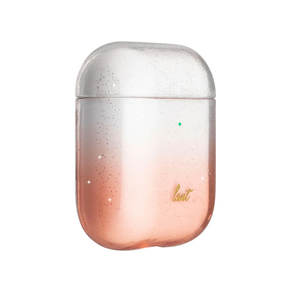 Чехол для наушников LAUT Ombre Sparkle Сase for AirPods, Peach (L_AP_OS_P)