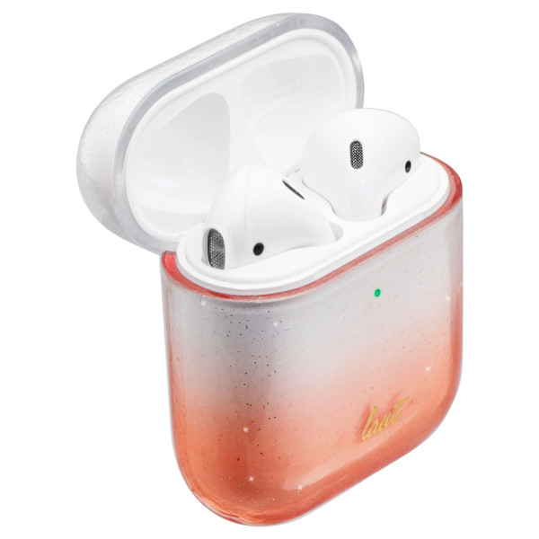 Чехол для наушников LAUT Ombre Sparkle Сase for AirPods, Peach (L_AP_OS_P)