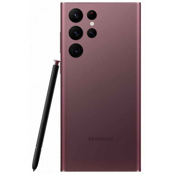 Смартфон Samsung Galaxy S22 Ultra 8/128GB Burgundy (SM-S908BDRD) (Exynos)
