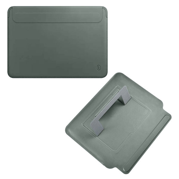Чехол-папка WIWU Alita Slim Stand Sleeve Series for MacBook 13, Green