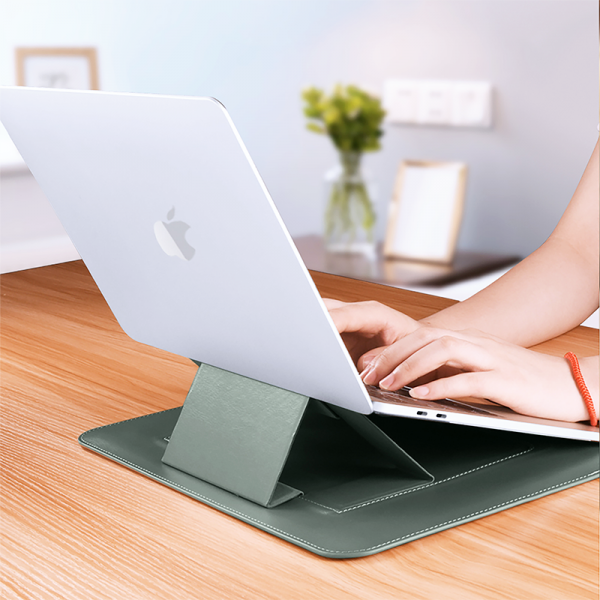 Чехол-папка WIWU Alita Slim Stand Sleeve Series for MacBook 13, Green