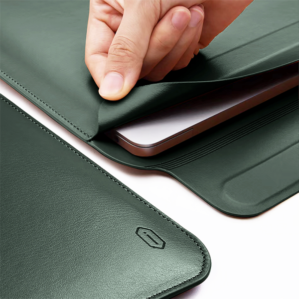 Чехол-папка WIWU Alita Slim Stand Sleeve Series for MacBook 13, Green