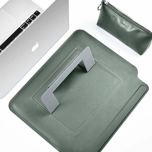 Чехол-папка WIWU Alita Slim Stand Sleeve Series for MacBook 13, Green