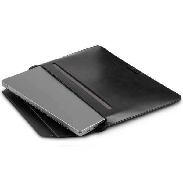 Чехол конверт Moshi Muse 14" 3-in-1 Slim Laptop Sleeve for MacBook Pro 14", Jet Black (99MO034009)