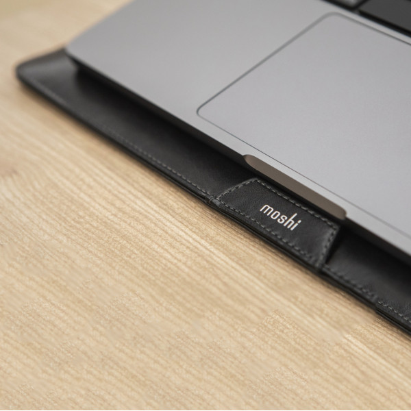 Чехол конверт Moshi Muse 14" 3-in-1 Slim Laptop Sleeve for MacBook Pro 14", Jet Black (99MO034009)