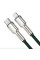 Кабель синхронизации Baseus Cafule Metal Type-C to Lightning PD 20W 2m, Green