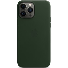 Шкіряний чохол-накладка Apple Leather Case with MagSafe for iPhone 13 Pro Max, Sequoia Green (HC)