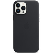 Чехол накладка Apple Leather Case with MagSafe for iPhone 15 Pro, Black (HC)