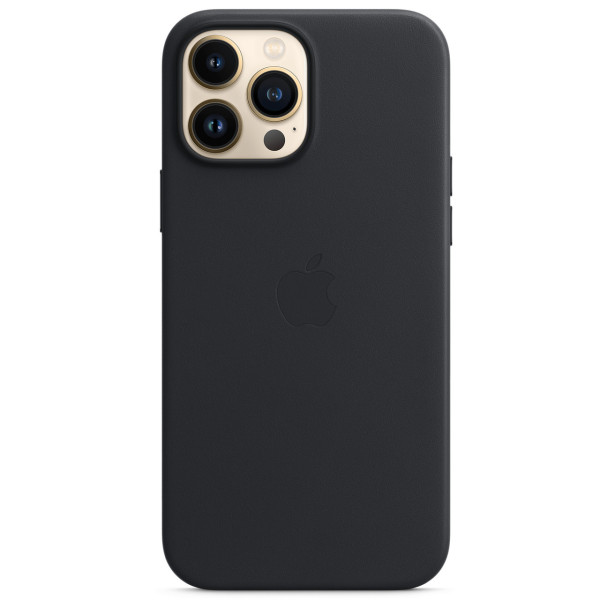 Чехол накладка Apple Leather Case with MagSafe for iPhone 15 Pro, Black (HC)