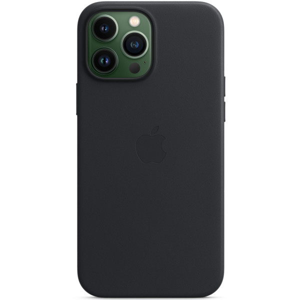 Чехол накладка Apple Leather Case with MagSafe for iPhone 15 Pro, Black (HC)