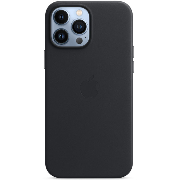 Чехол накладка Apple Leather Case with MagSafe for iPhone 15 Pro, Black (HC)