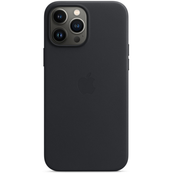 Чехол накладка Apple Leather Case with MagSafe for iPhone 15 Pro, Black (HC)