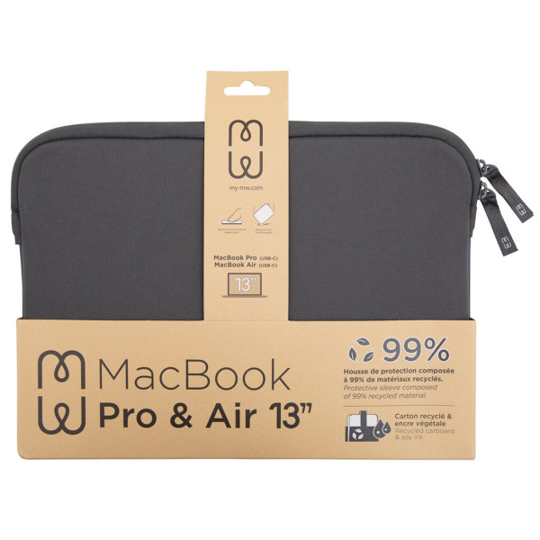 Чехол MW Horizon Sleeve Case for MacBook Pro 13" M1/MacBook Air 13" M1, Blackened Pearl (MW-410123)