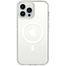 Чехол накладка Spigen Ultra Hybrid Case with MagSafe for iPhone 13 Pro Max, White (ACS03210)