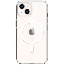 Чехол накладка Spigen Ultra Hybrid Case with MagSafe for iPhone 13, White (ACS03528)