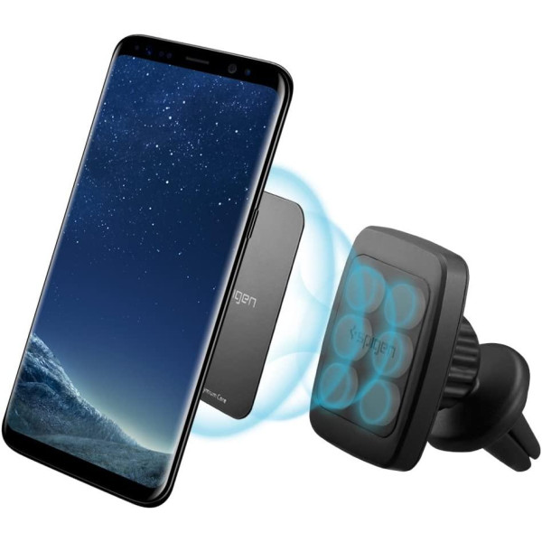 Автодержатель Spigen Magnetic Car Vent A201, Black (000CD20115)