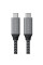 Кабель синхронизации Satechi USB4 C to C 80sm Cable 100W, Space Gray (ST-U4C80M)
