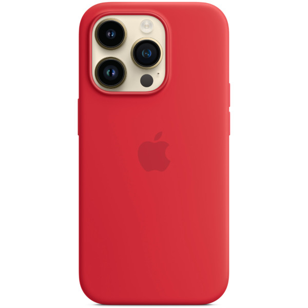 Чехол-накладка Apple Silicone Case with MagSafe for iPhone 14 Pro, (PRODUCT)RED (MPTG3)