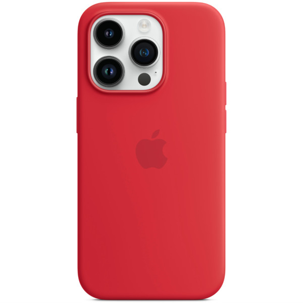 Чехол-накладка Apple Silicone Case with MagSafe for iPhone 14 Pro, (PRODUCT)RED (MPTG3)