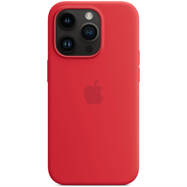 Чехол-накладка Apple Silicone Case with MagSafe for iPhone 14 Pro, (PRODUCT)RED (MPTG3)