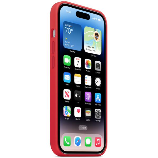 Чехол-накладка Apple Silicone Case with MagSafe for iPhone 14 Pro, (PRODUCT)RED (MPTG3)