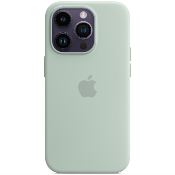 Чехол-накладка Apple Silicone Case with MagSafe for iPhone 14 Pro, Succulent (MPTL3)