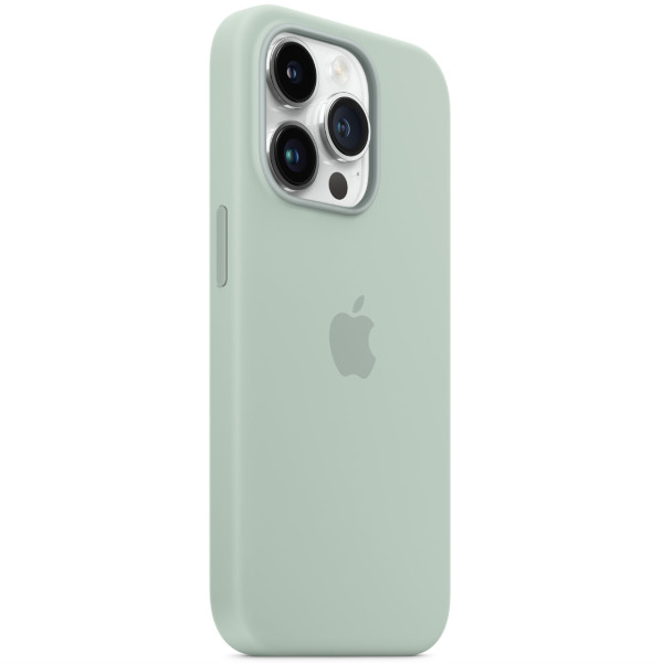 Чехол-накладка Apple Silicone Case with MagSafe for iPhone 14 Pro, Succulent (MPTL3)