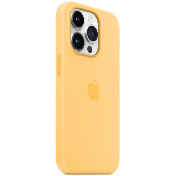 Чехол-накладка Apple Silicone Case with MagSafe for iPhone 14 Pro, Sunglow (MPTM3)